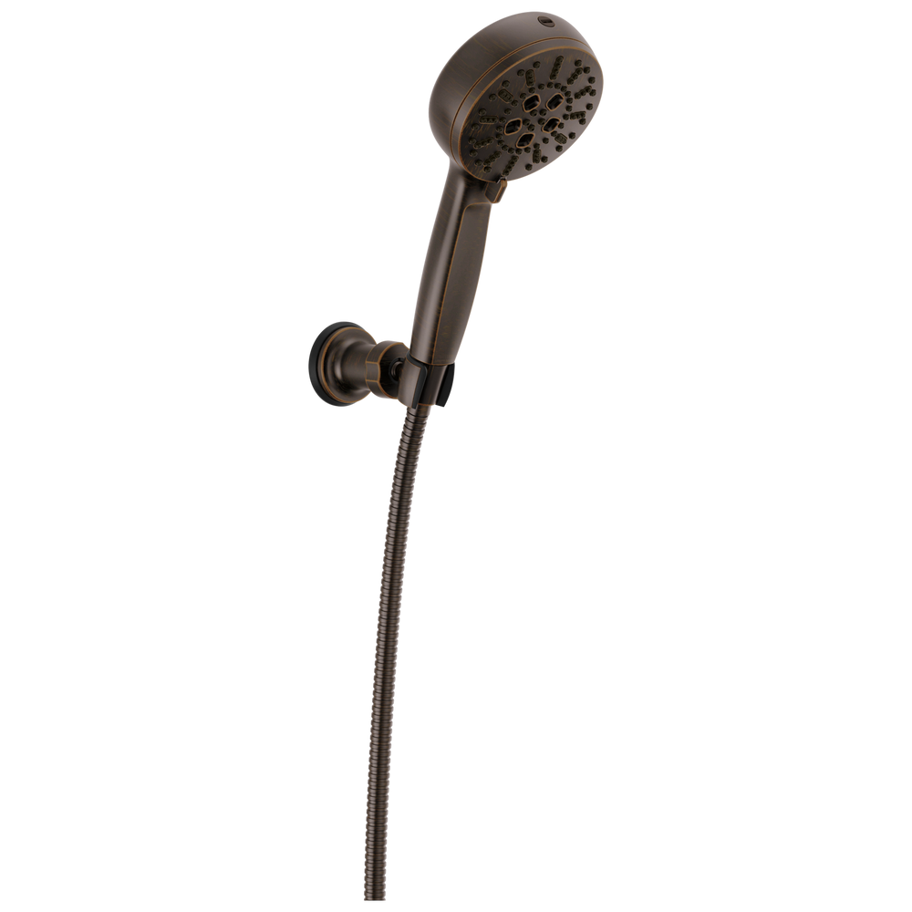 Delta - 7-Setting Wall Mount Hand Shower with Cleaning Spray - Venetian Bronze - 55884-RB