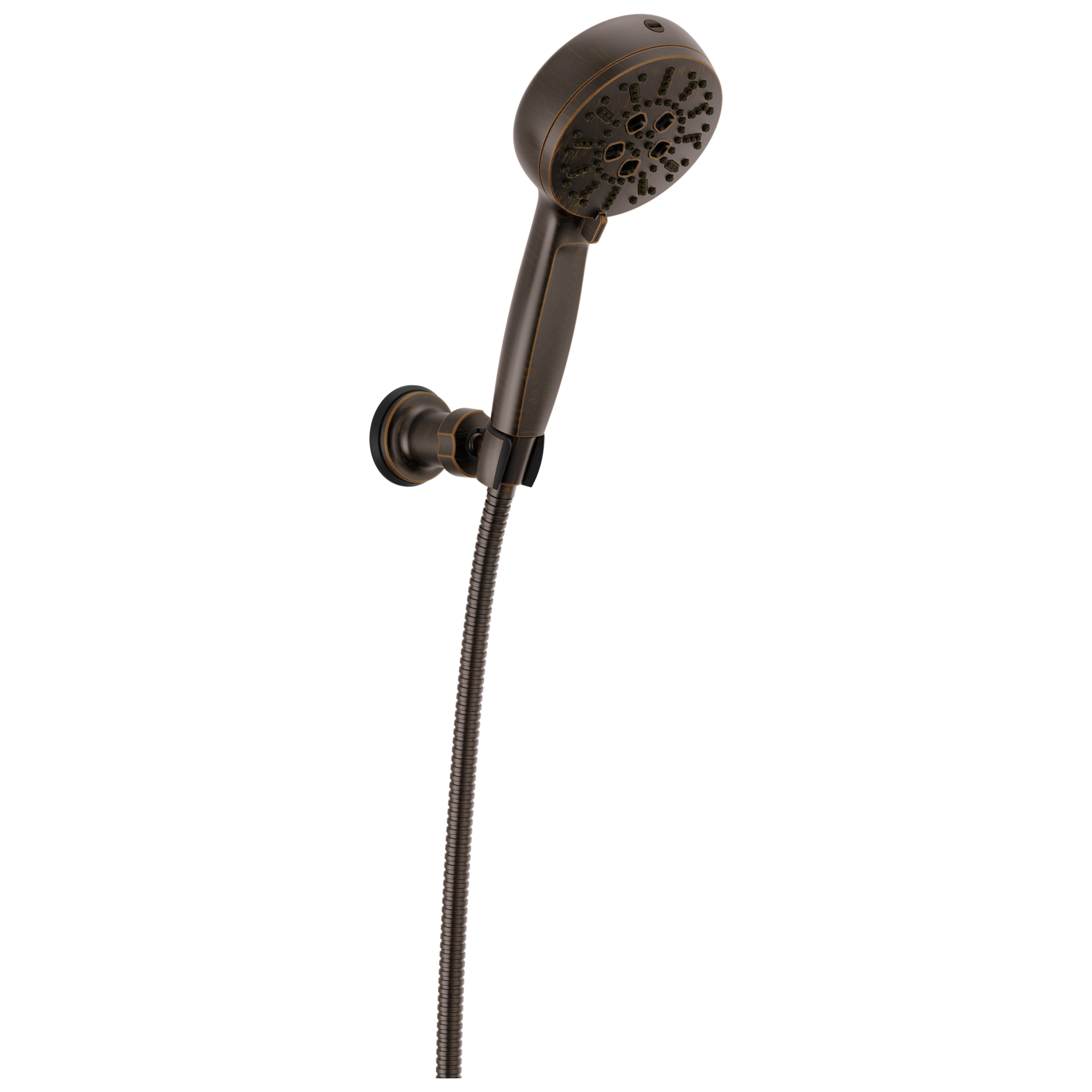 Delta - 7-Setting Wall Mount Hand Shower with Cleaning Spray - Venetian Bronze - 55884-RB