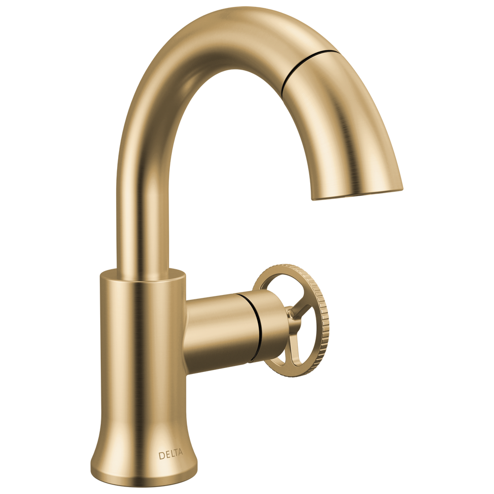 Delta - Single Handle Pull Down Bathroom Faucet - Champagne Bronze - 558HAR-CZPD-DST