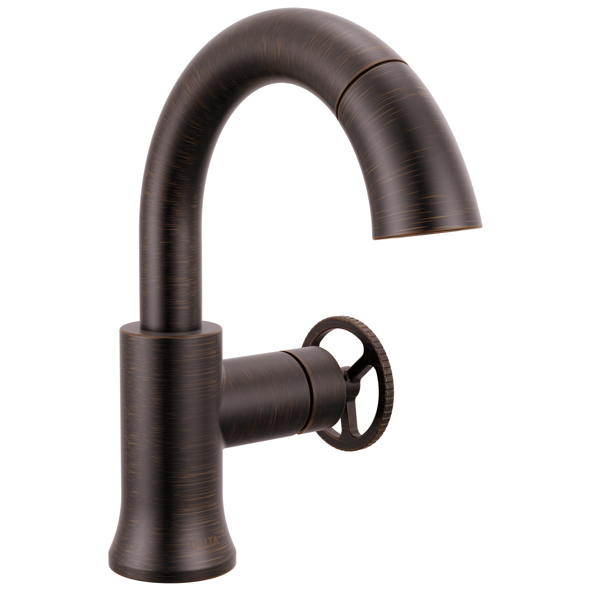 Delta - Single Handle Pull Down Bathroom Faucet - Venetian Bronze - 558HAR-RBPD-DST