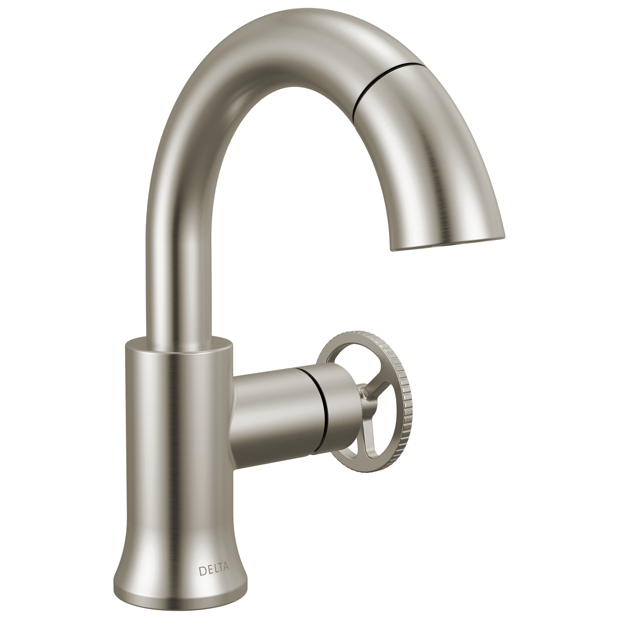 Delta - Single Handle Pull Down Bathroom Faucet - Stainless - 558HAR-SSPD-DST