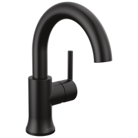 Delta - Single Handle High-Arc Bathroom Faucet - Matte Black - 559HA-BL-DST