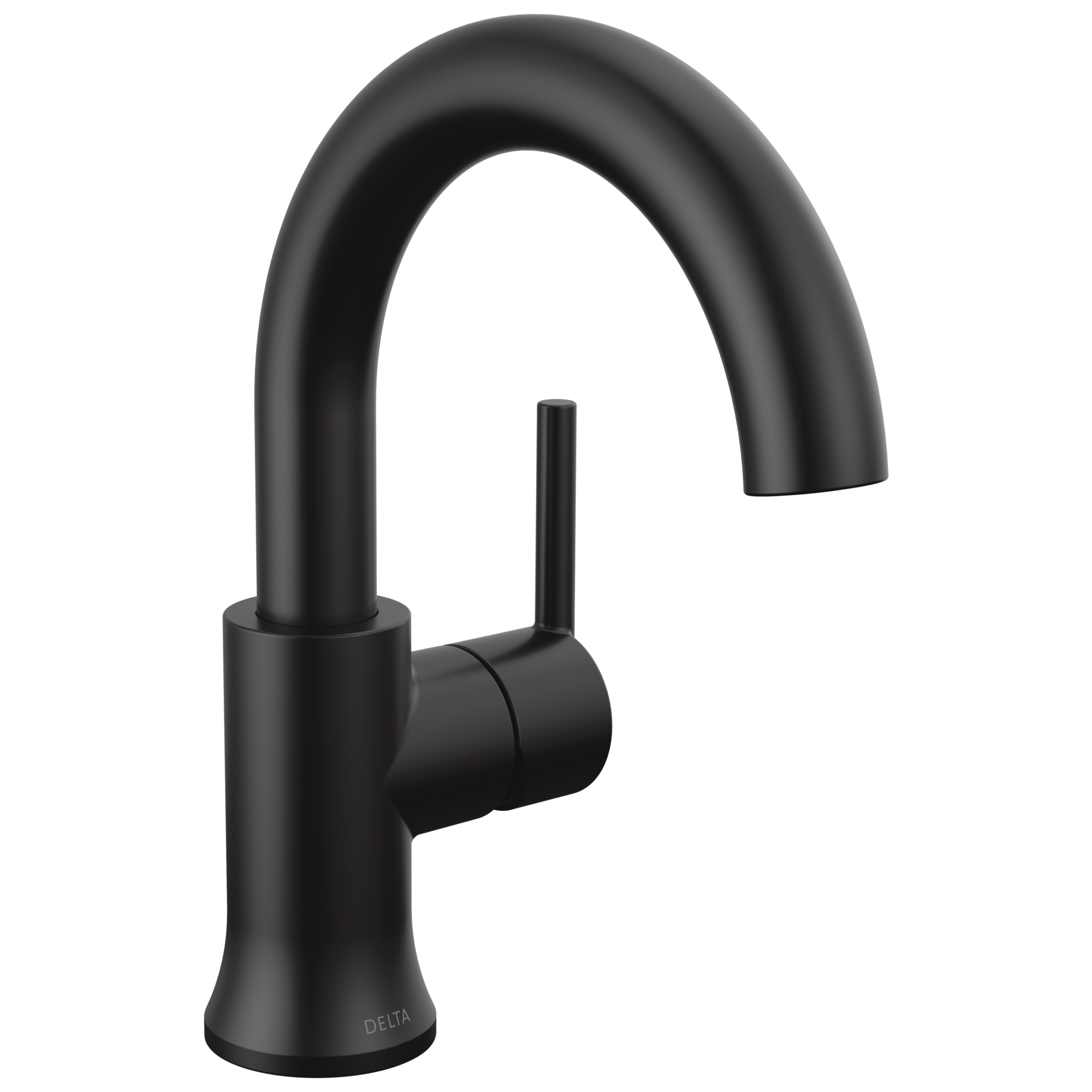 Delta - Single Handle High-Arc Bathroom Faucet - Matte Black - 559HA-BL-DST