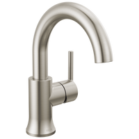 Delta - Single Handle High-Arc Bathroom Faucet - Stainless - 559HA-SS-DST