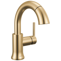 Delta - Single Handle Pull Down Bathroom Faucet - Champagne Bronze - 559HAR-CZPD-DST