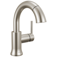 Delta - Single Handle Pull Down Bathroom Faucet - Stainless - 559HAR-SSPD-DST