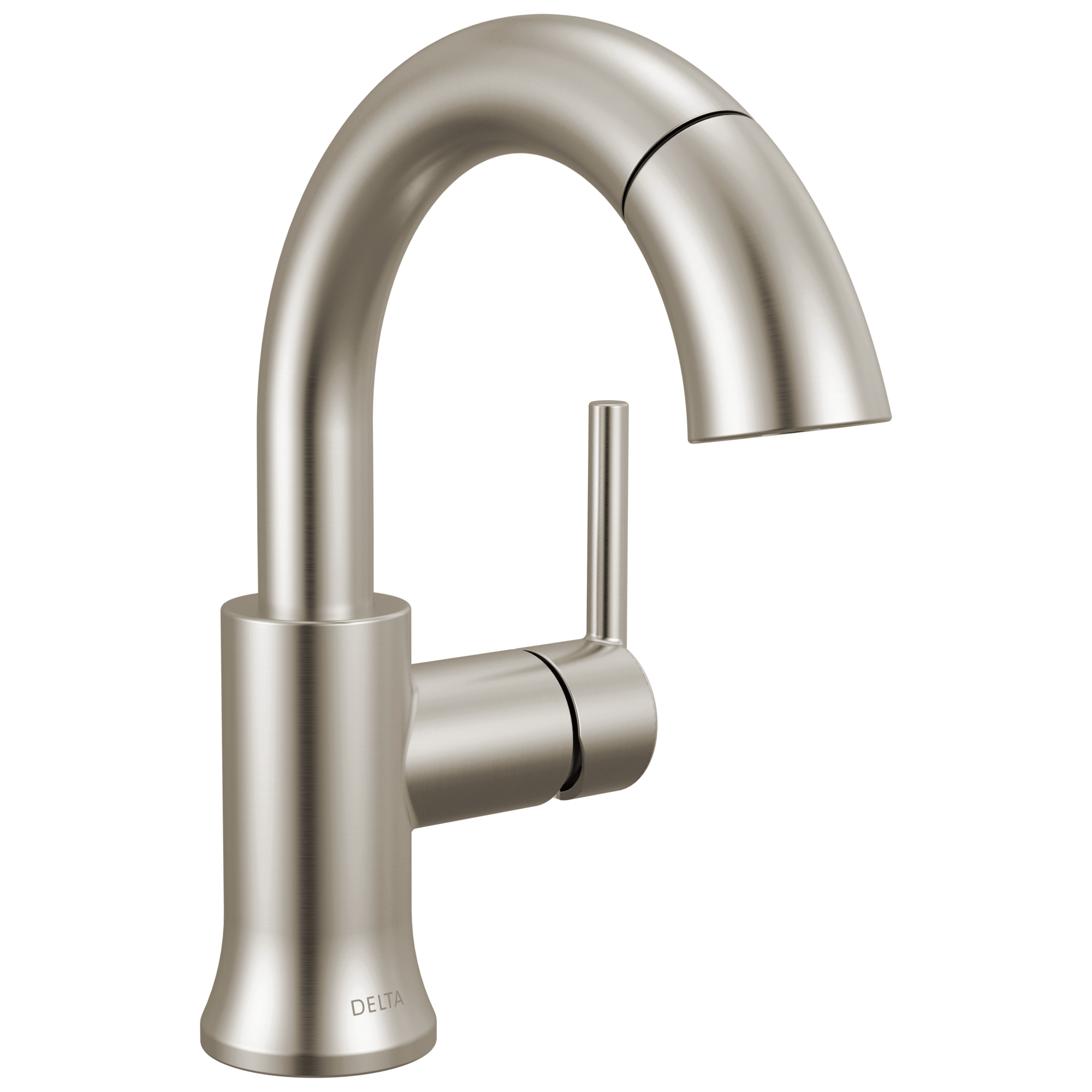 Delta - Single Handle Pull Down Bathroom Faucet - Stainless - 559HAR-SSPD-DST