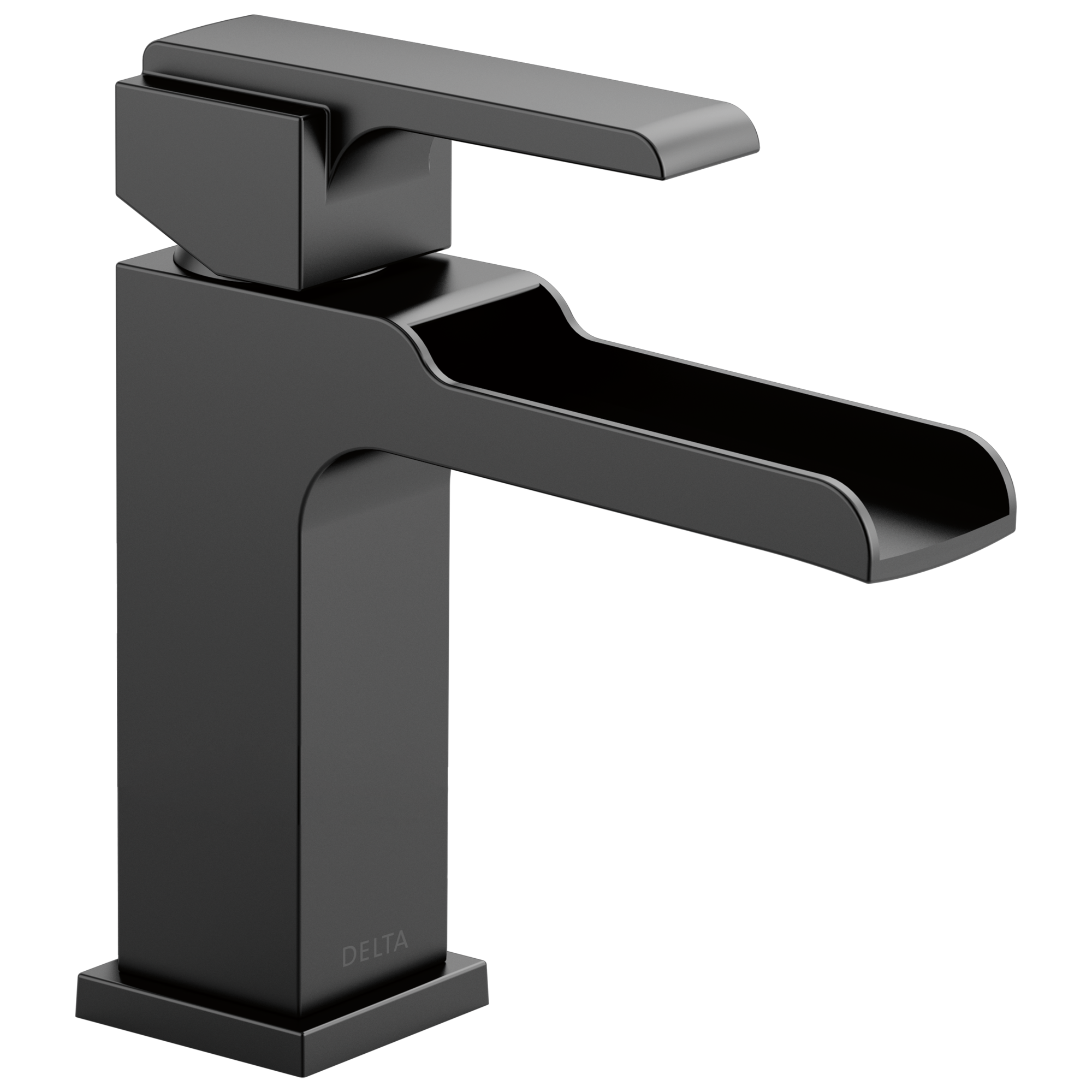 Delta - Single Handle Channel Bathroom Faucet - Matte Black - 568LF-BLLPU