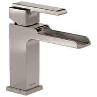 Delta - Single Handle Channel Bathroom Faucet - Stainless - 568LF-SSMPU