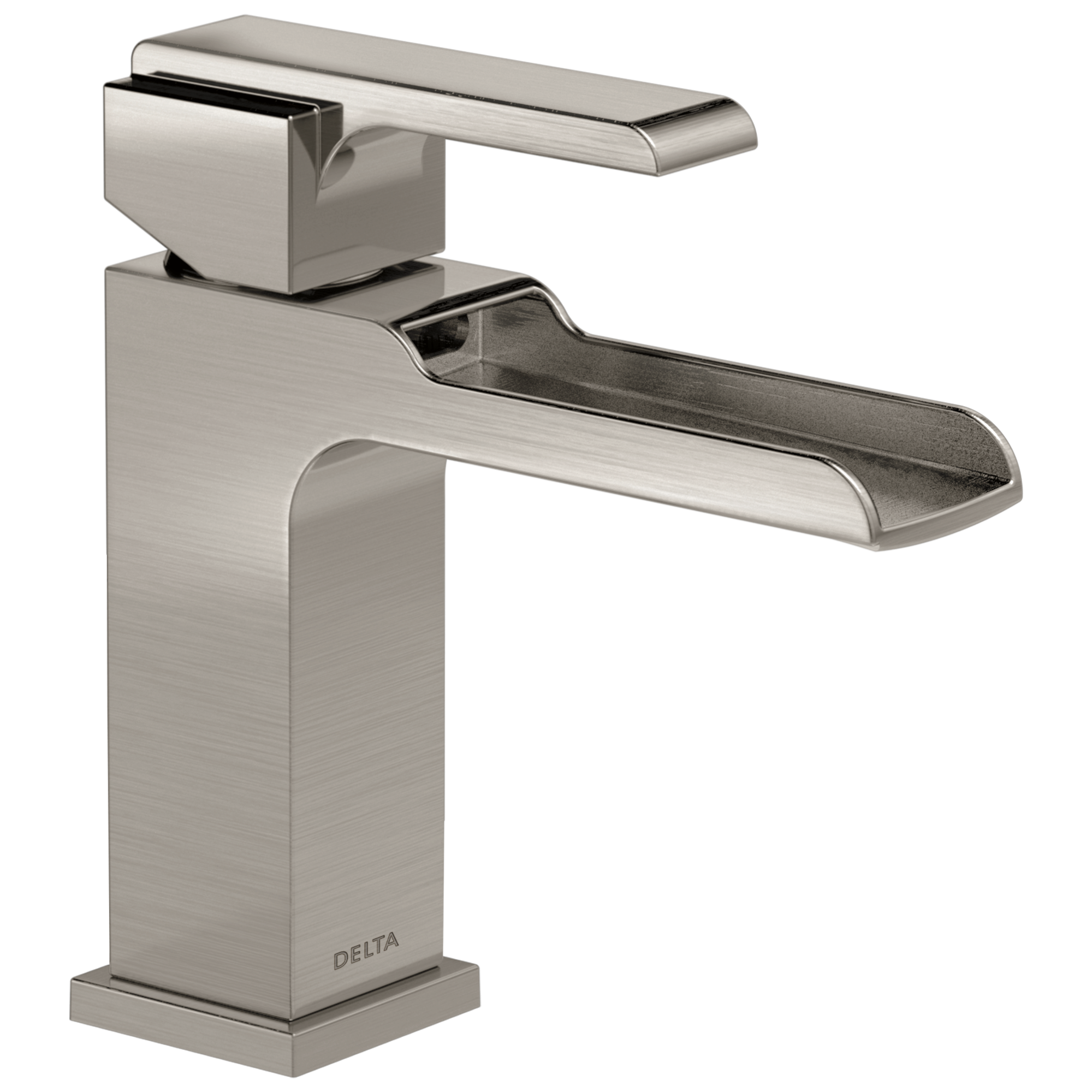 Delta - Single Handle Channel Bathroom Faucet - Stainless - 568LF-SSMPU