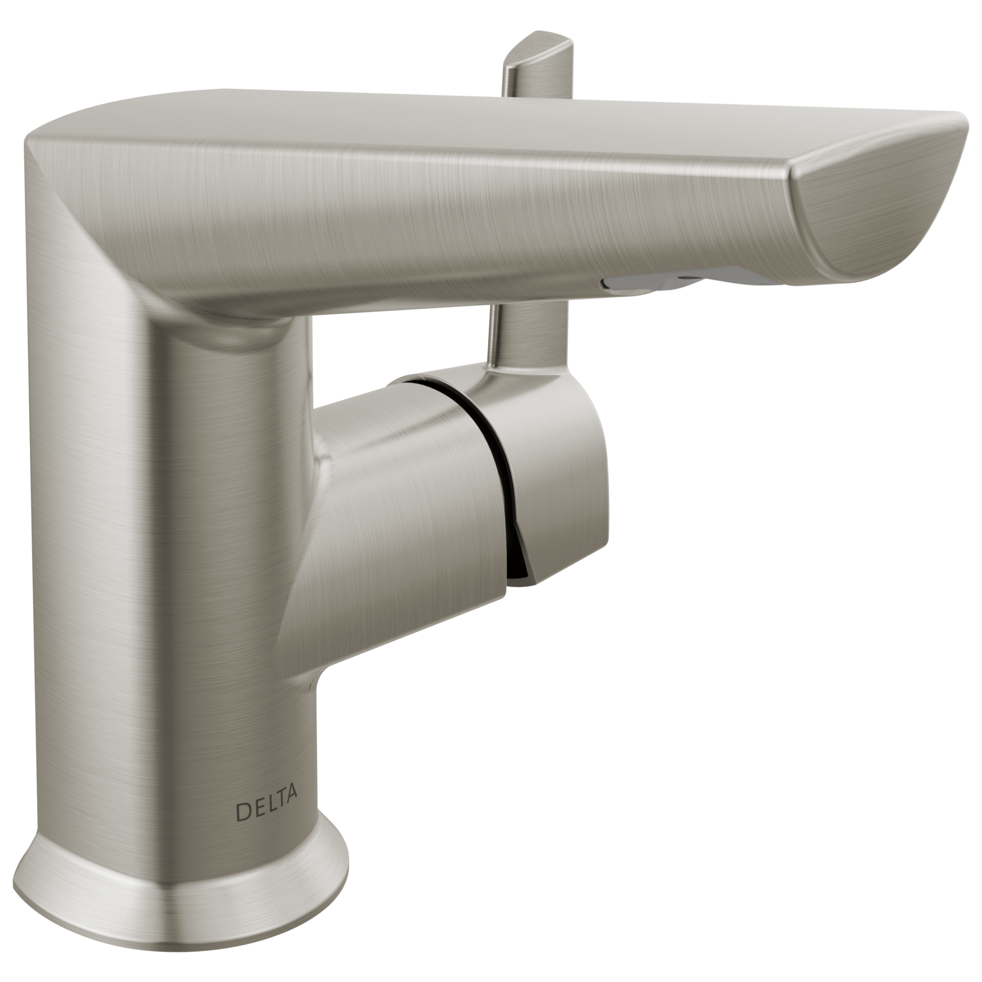 Delta - Single Handle Bathroom Faucet - Lumicoat® Stainless - 572-SS-PR-MPU-DST