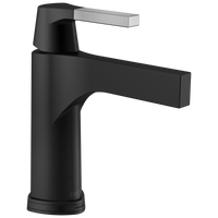 Delta - Touch2O® Bathroom Faucet with Touchless Technology - Chrome / Matte Black - 574T-CS-DST