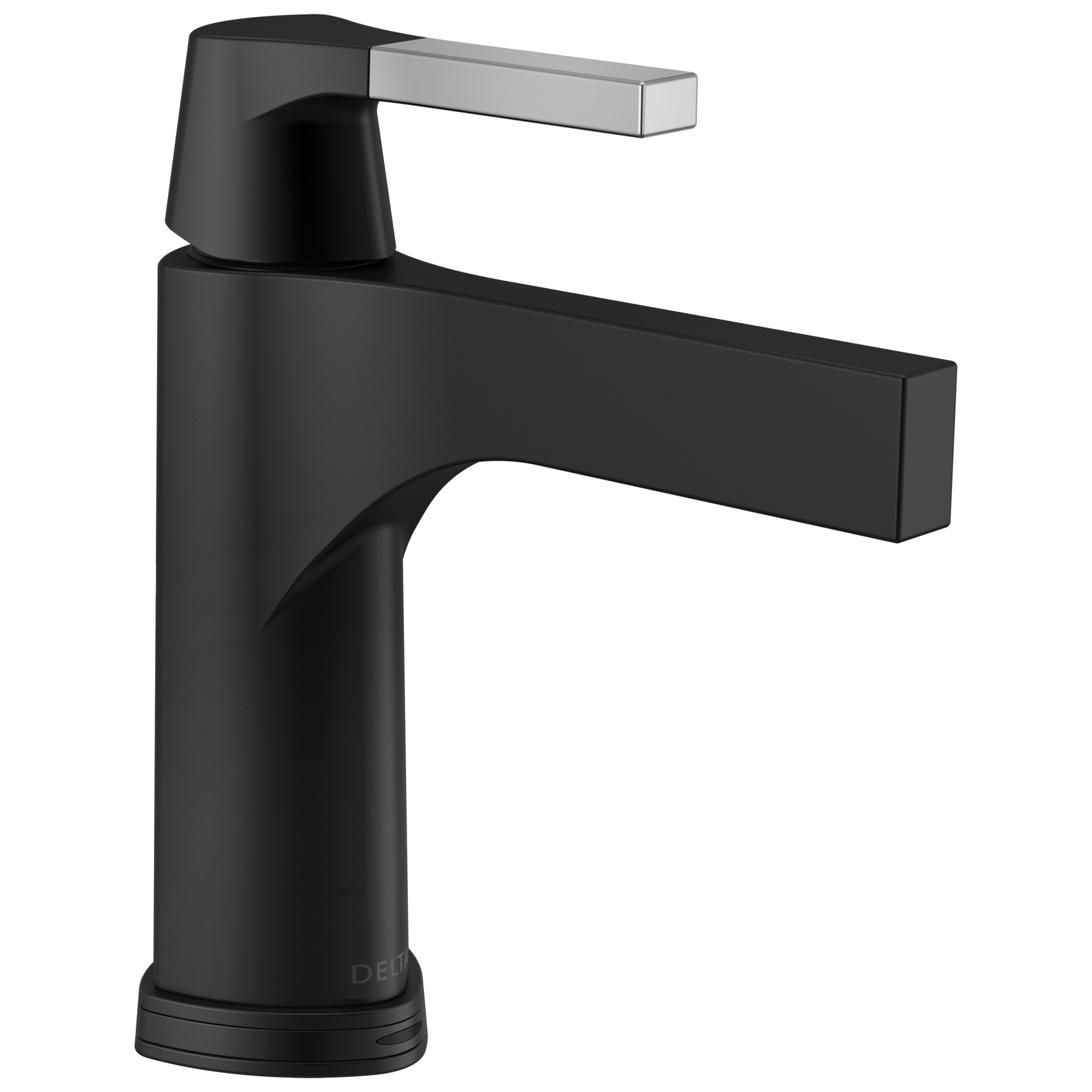 Delta - Touch2O® Bathroom Faucet with Touchless Technology - Chrome / Matte Black - 574T-CS-DST