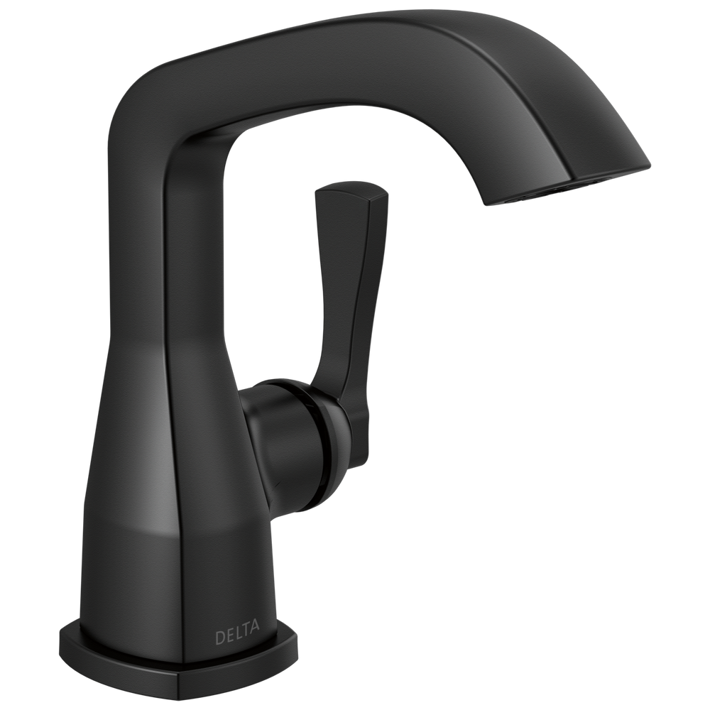 Delta - Single Handle Bathroom Faucet - Matte Black - 576-BLLPU-DST