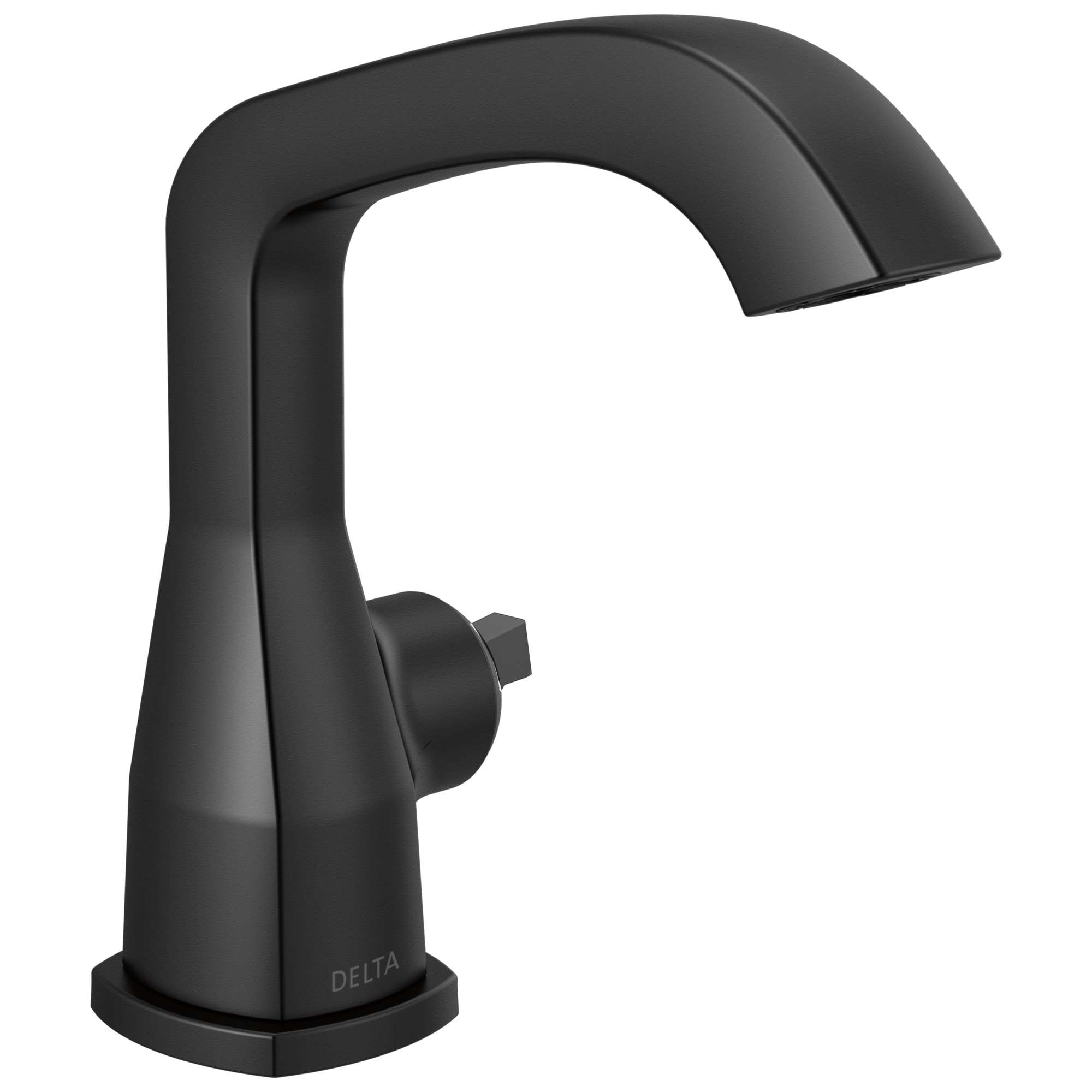 Delta - Single Handle Faucet Less Pop-Up, Less Handle - Matte Black - 576-BLLPU-LHP-DST