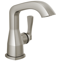 Delta - Single Handle Bathroom Faucet - Lumicoat® Stainless - 576-SS-PR-LPU-DST