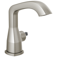 Delta - Single Handle Faucet Less Pop-Up, Less Handle - Stainless - 576-SSLPU-LHP-DST