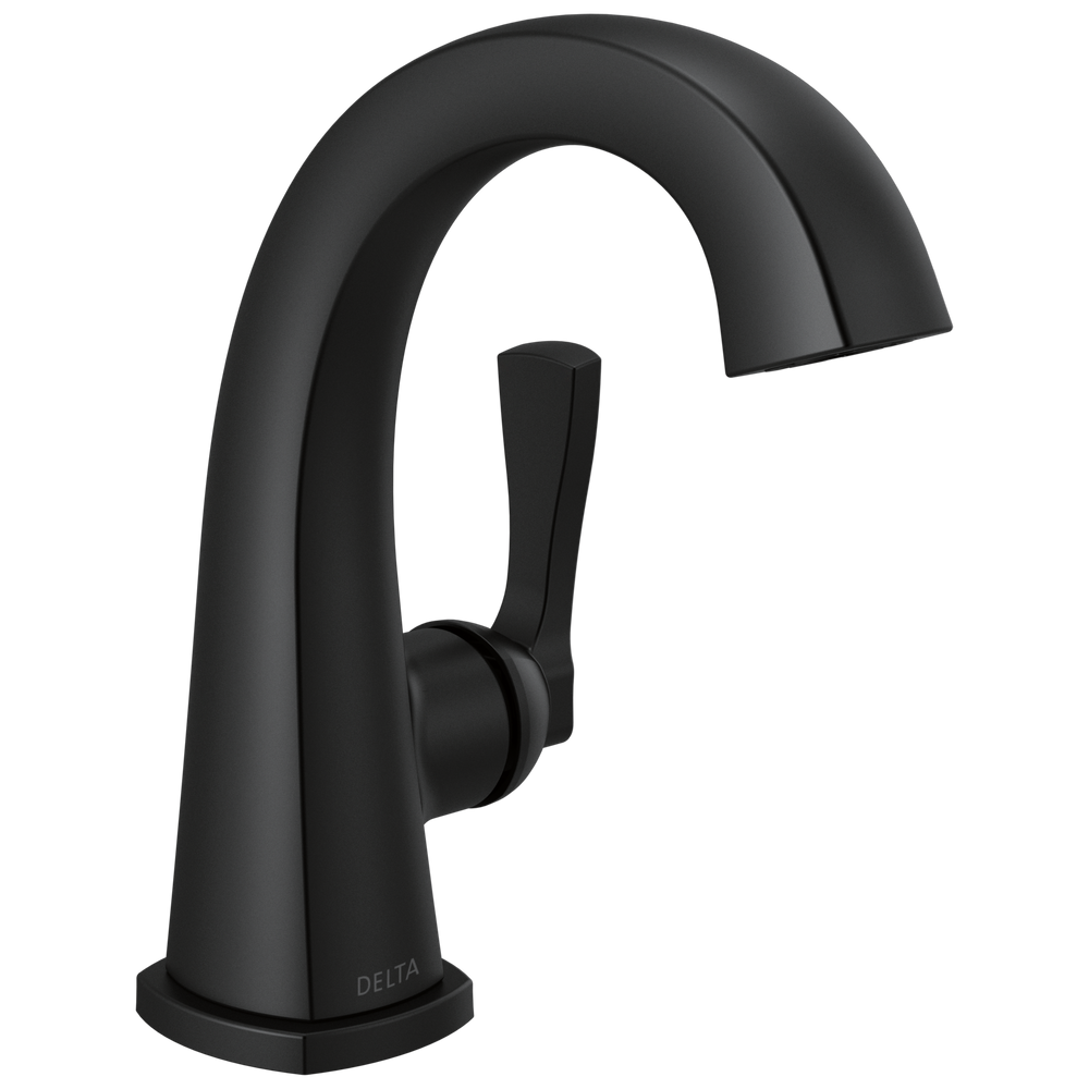 Delta - Single Handle Bathroom Faucet - Matte Black - 577-BLMPU-DST