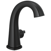 Delta - Single Handle Bathroom Faucet - Less Handle - Matte Black - 577-BLMPU-LHP-DST