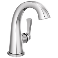 Delta - Single Handle Bathroom Faucet - Lumicoat® Chrome - 577-PR-MPU-DST