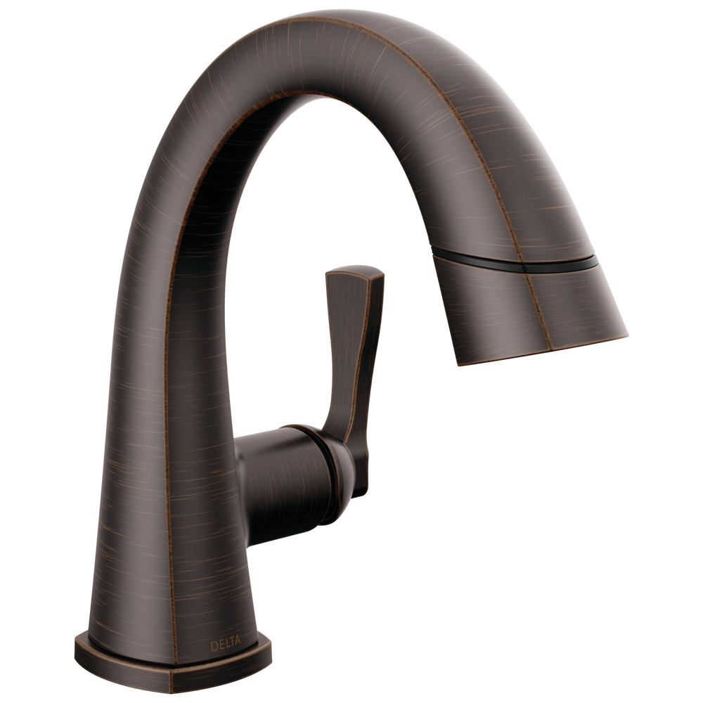 Delta - Single Handle Pull Down Bathroom Faucet - Venetian Bronze - 577-RBPD-DST