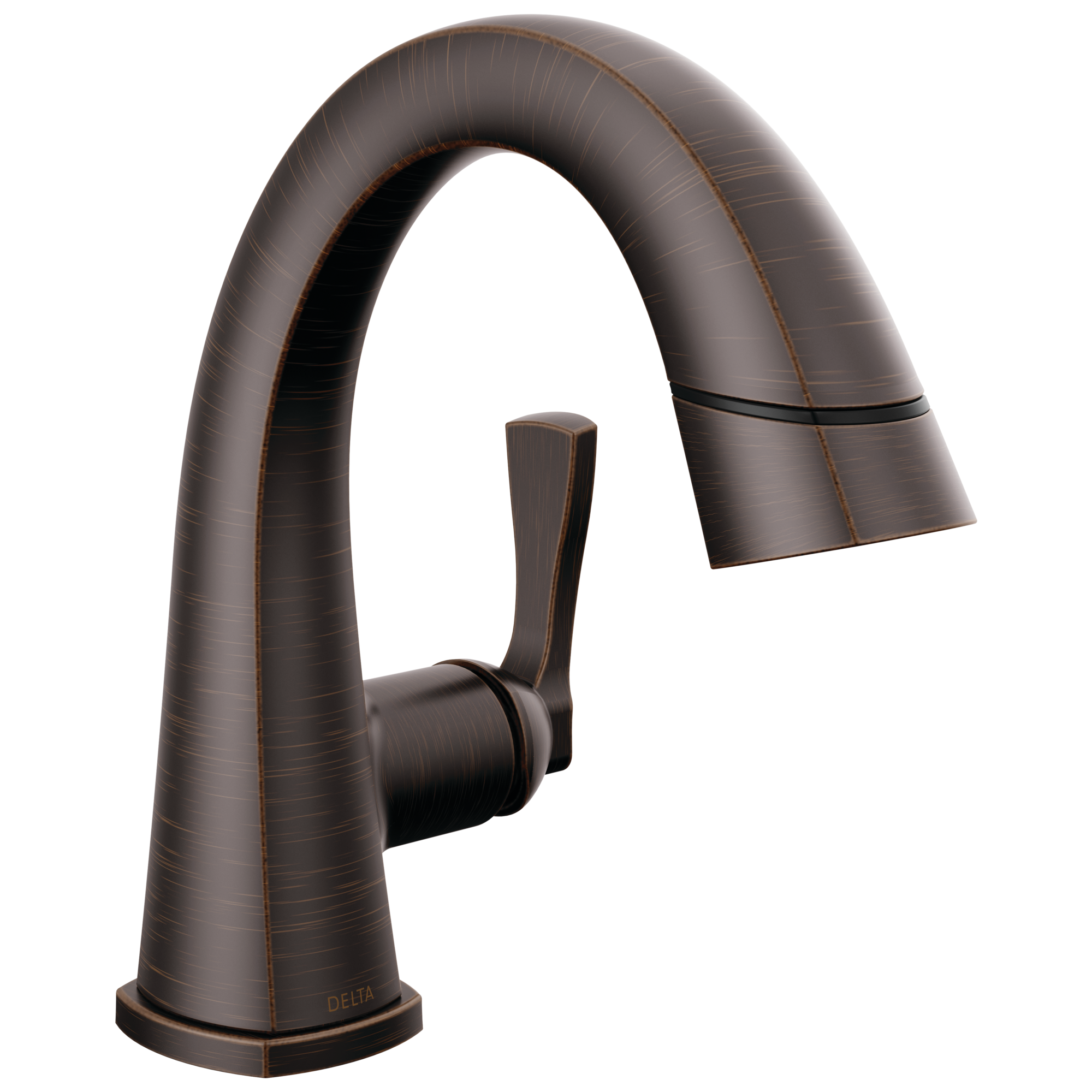 Delta - Single Handle Pull Down Bathroom Faucet - Venetian Bronze - 577-RBPD-DST