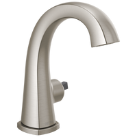 Delta - Single Handle Bathroom Faucet - Less Handle - Stainless - 577-SSMPU-LHP-DST