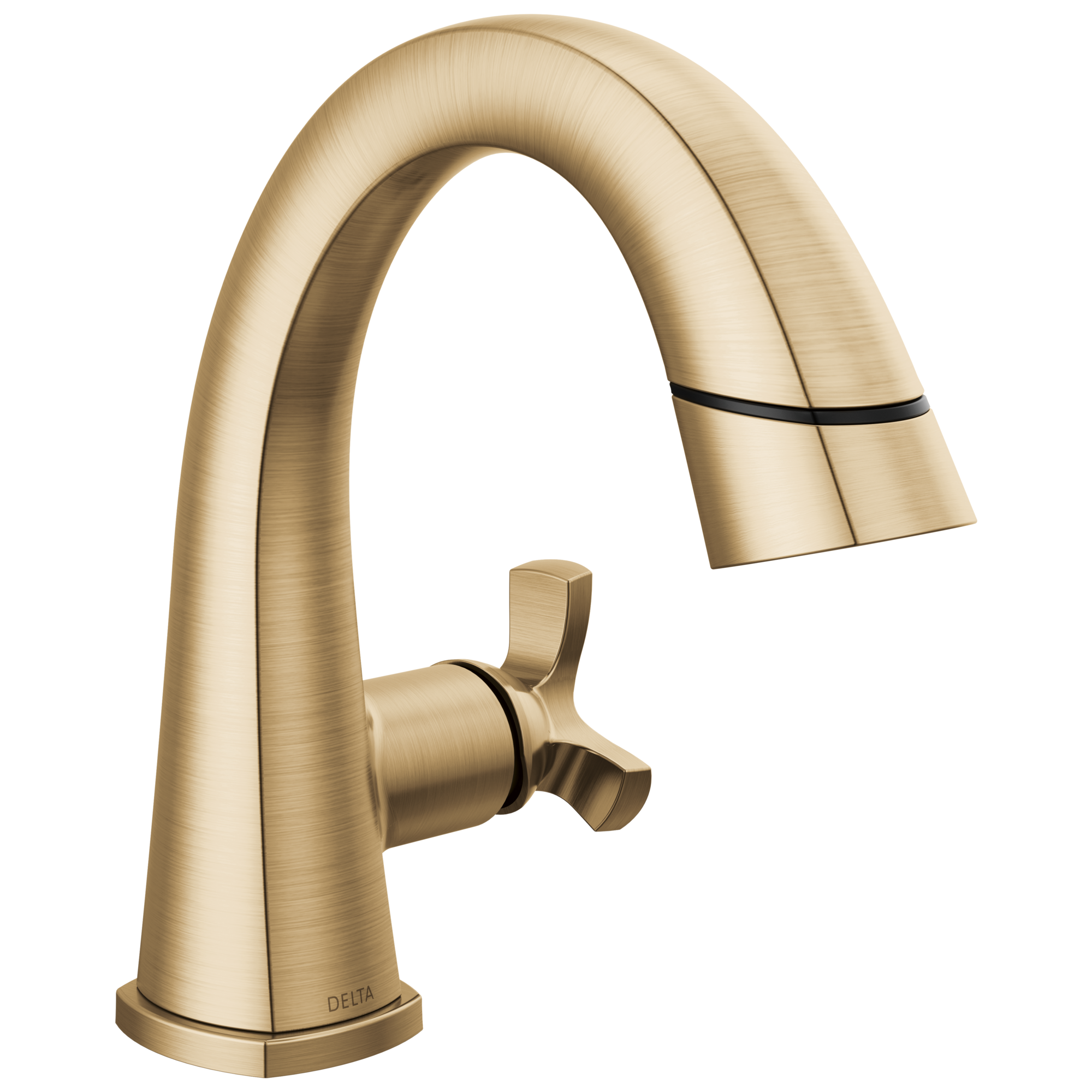 Delta - Single Handle Pull Down Bathroom Faucet - Lumicoat® Champagne Bronze - 5776-CZPD-PR-DST