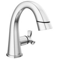 Delta - Single Handle Pull Down Bathroom Faucet - Lumicoat® Chrome - 5776-PD-PR-DST