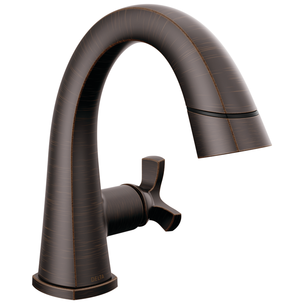 Delta - Single Handle Pull Down Bathroom Faucet - Venetian Bronze - 5776-RBPD-DST