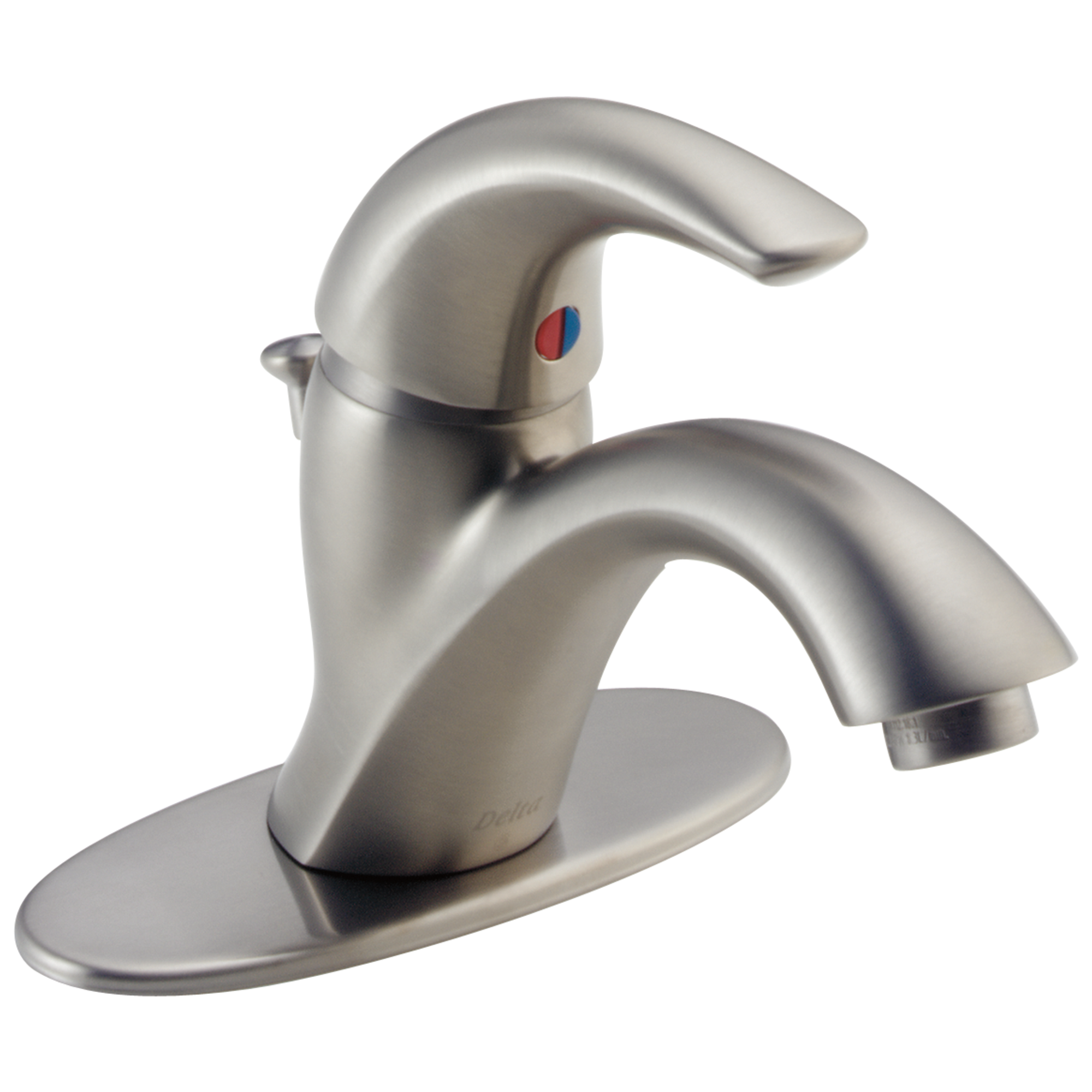 Delta - Single Handle Bathroom Faucet - Stainless - 583LF-SSWF