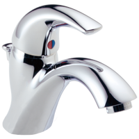 Delta - Single Handle Bathroom Faucet - Chrome - 583LF-WF