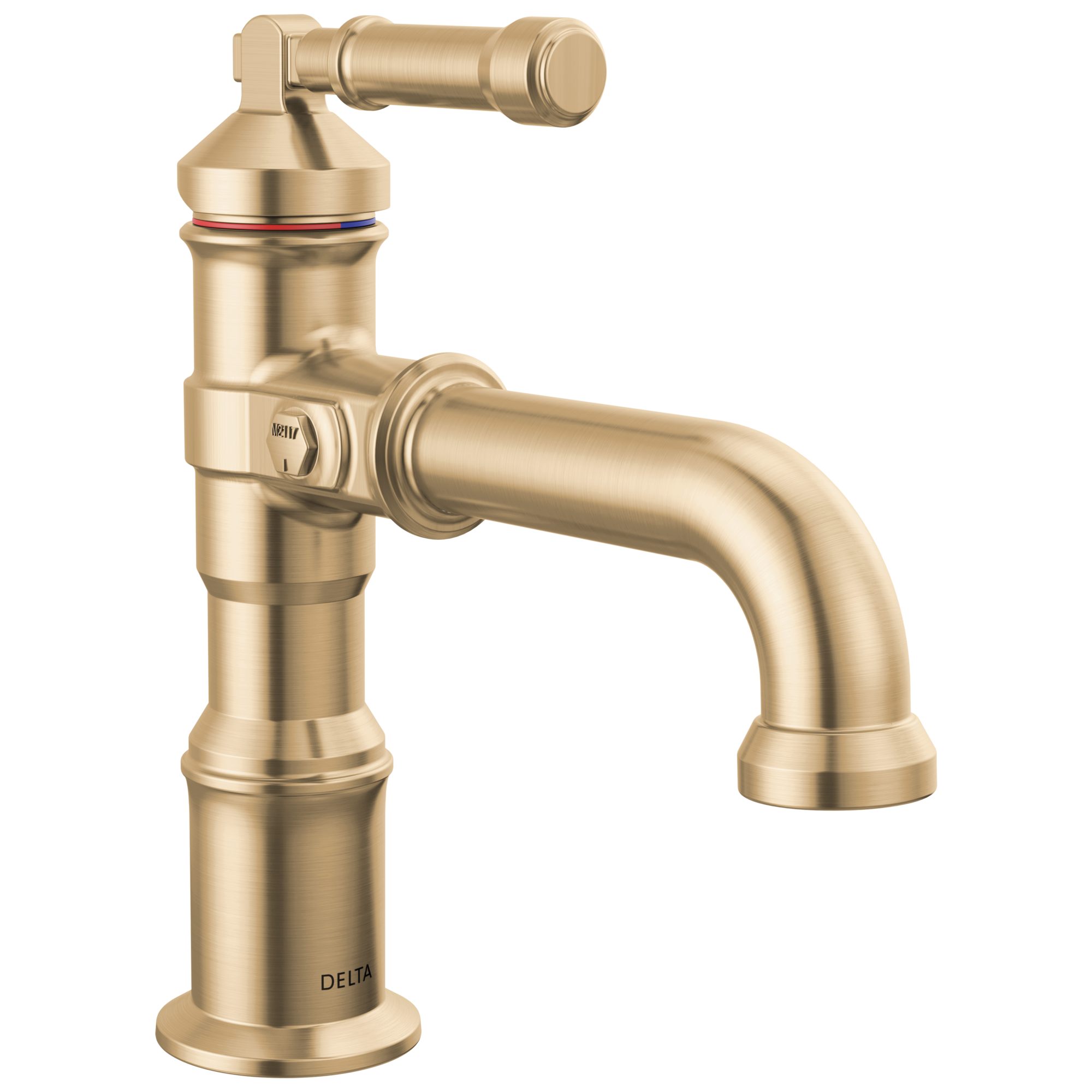 Delta - Single Handle Bathroom Faucet - Lumicoat® Champagne Bronze - 584-CZ-PR-LPU-DST