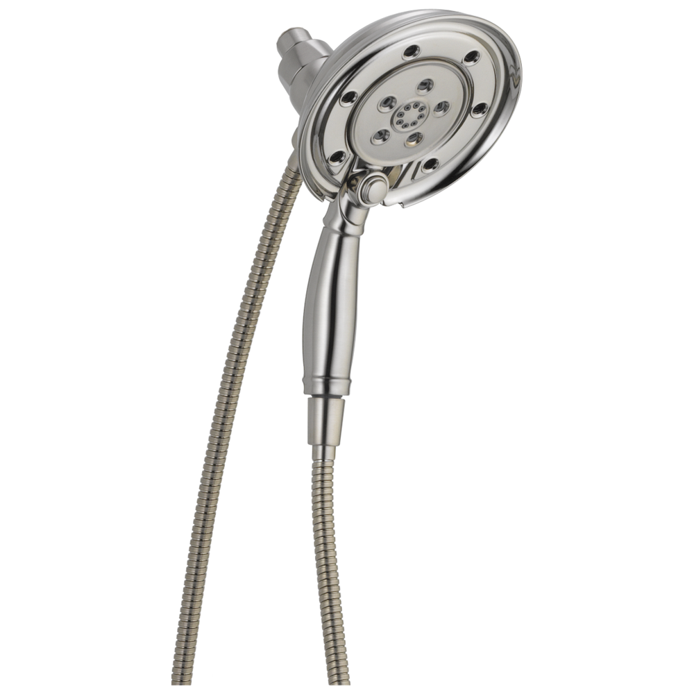 Delta - H2OKinetic® In2ition® 4-Setting Two-in-One Shower - Stainless - 58471-SS-PK