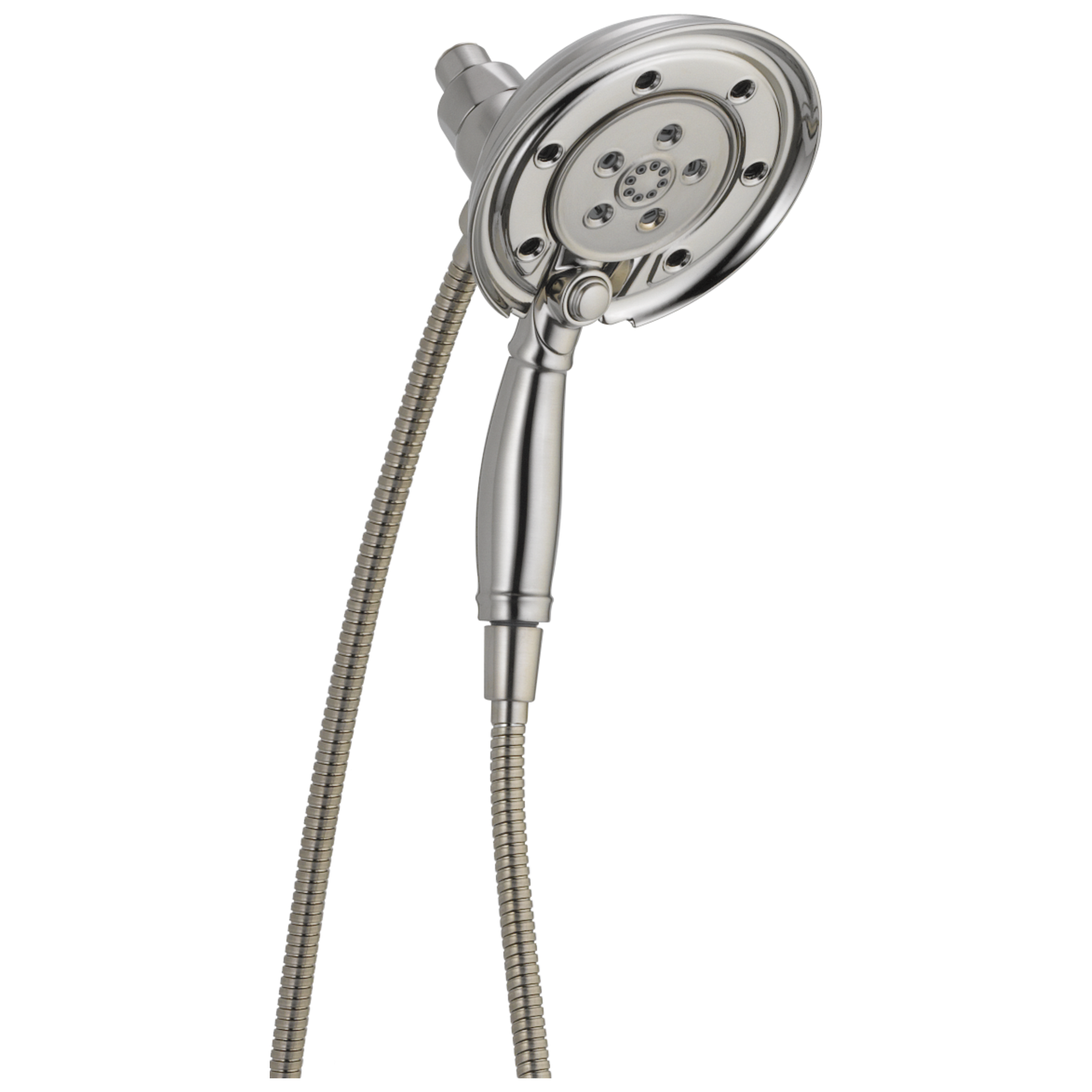 Delta - H2OKinetic® In2ition® 4-Setting Two-in-One Shower - Stainless - 58471-SS-PK