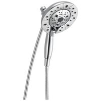 Delta - H2OKinetic® In2ition® 5-Setting Two-in-One Shower - Chrome - 58480-PK