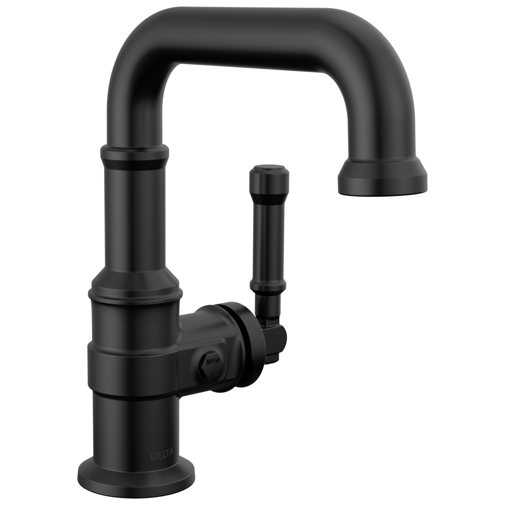 Delta - Single Handle Bathroom Faucet - Matte Black - 584SH-BL-DST