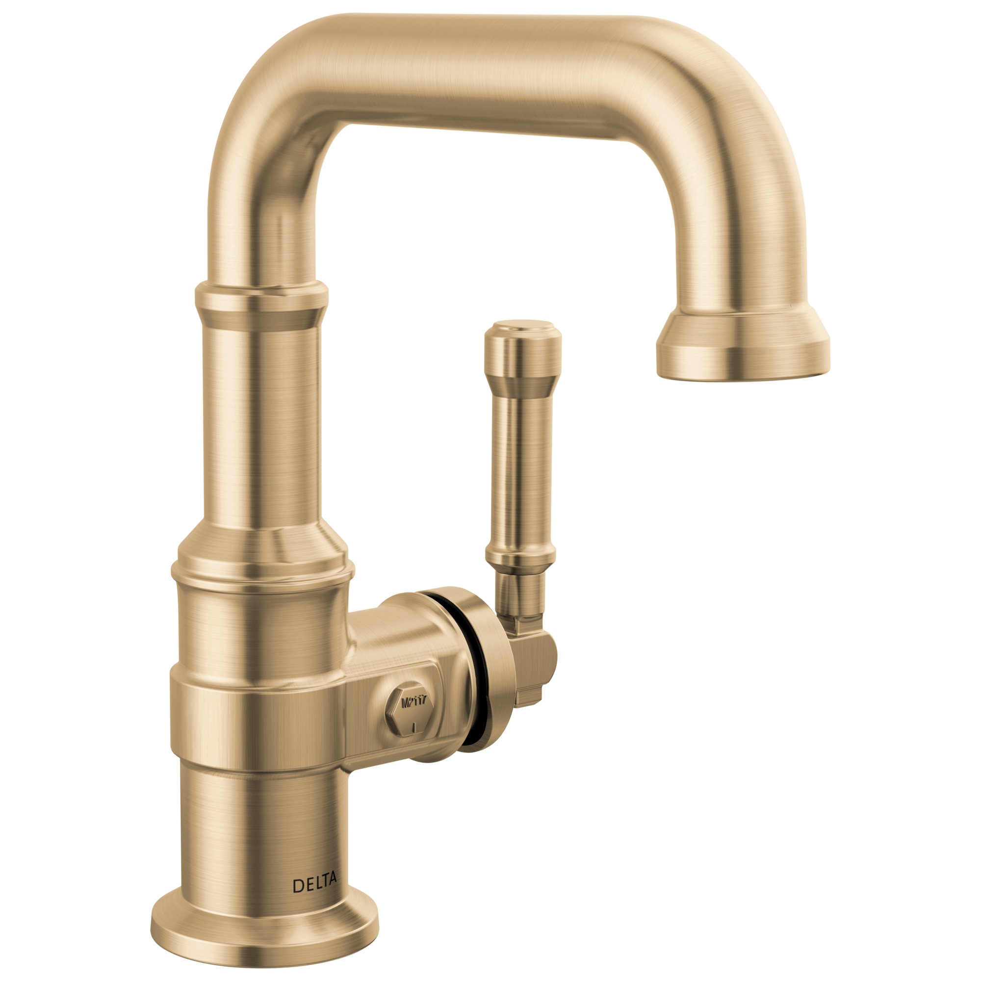 Delta - Single Handle Bathroom Faucet - Lumicoat® Champagne Bronze - 584SH-CZ-PR-DST