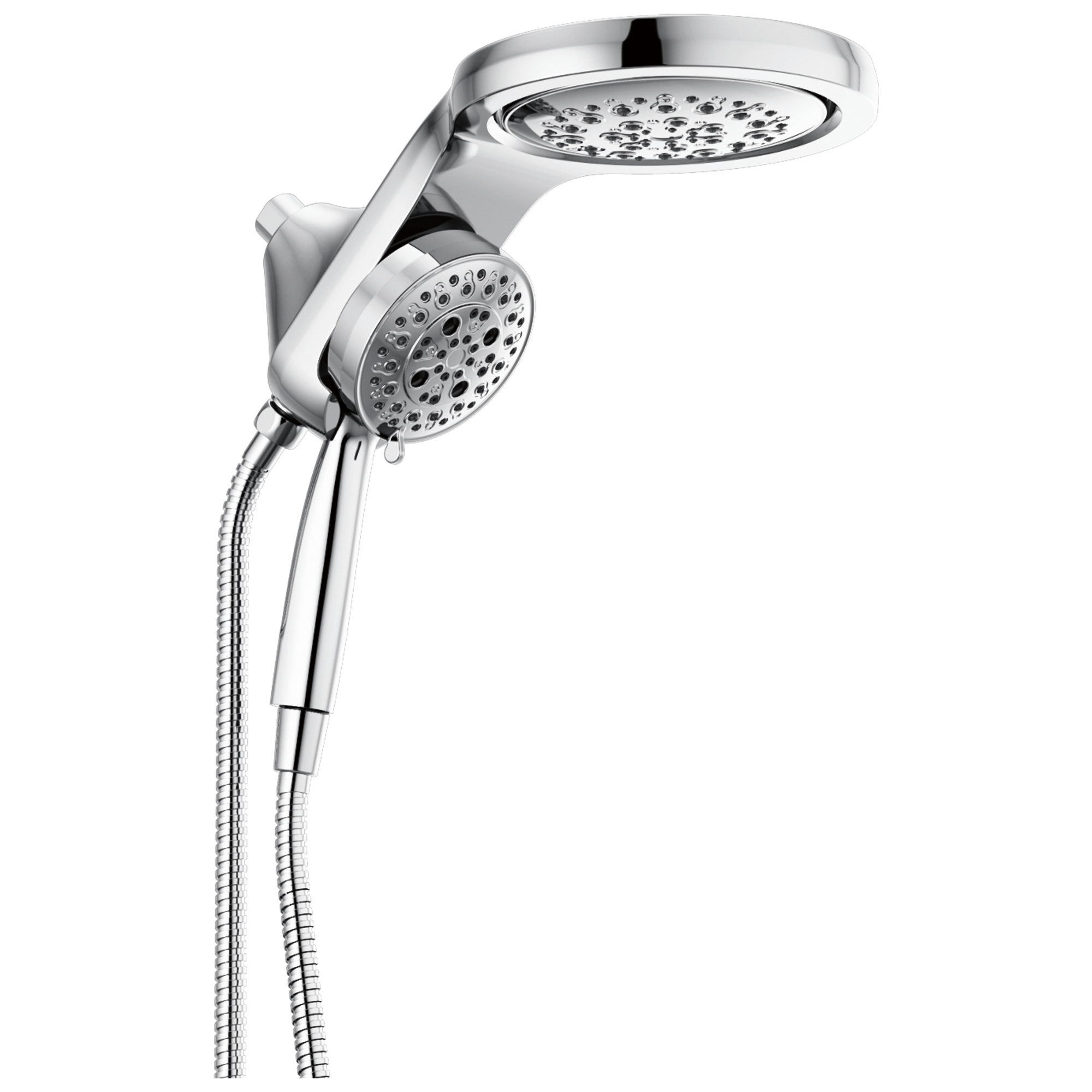 Delta - HydroRain® H2Okinetic® 5-Setting Two-In-One Shower Head - Lumicoat® Chrome - 58680-PR25