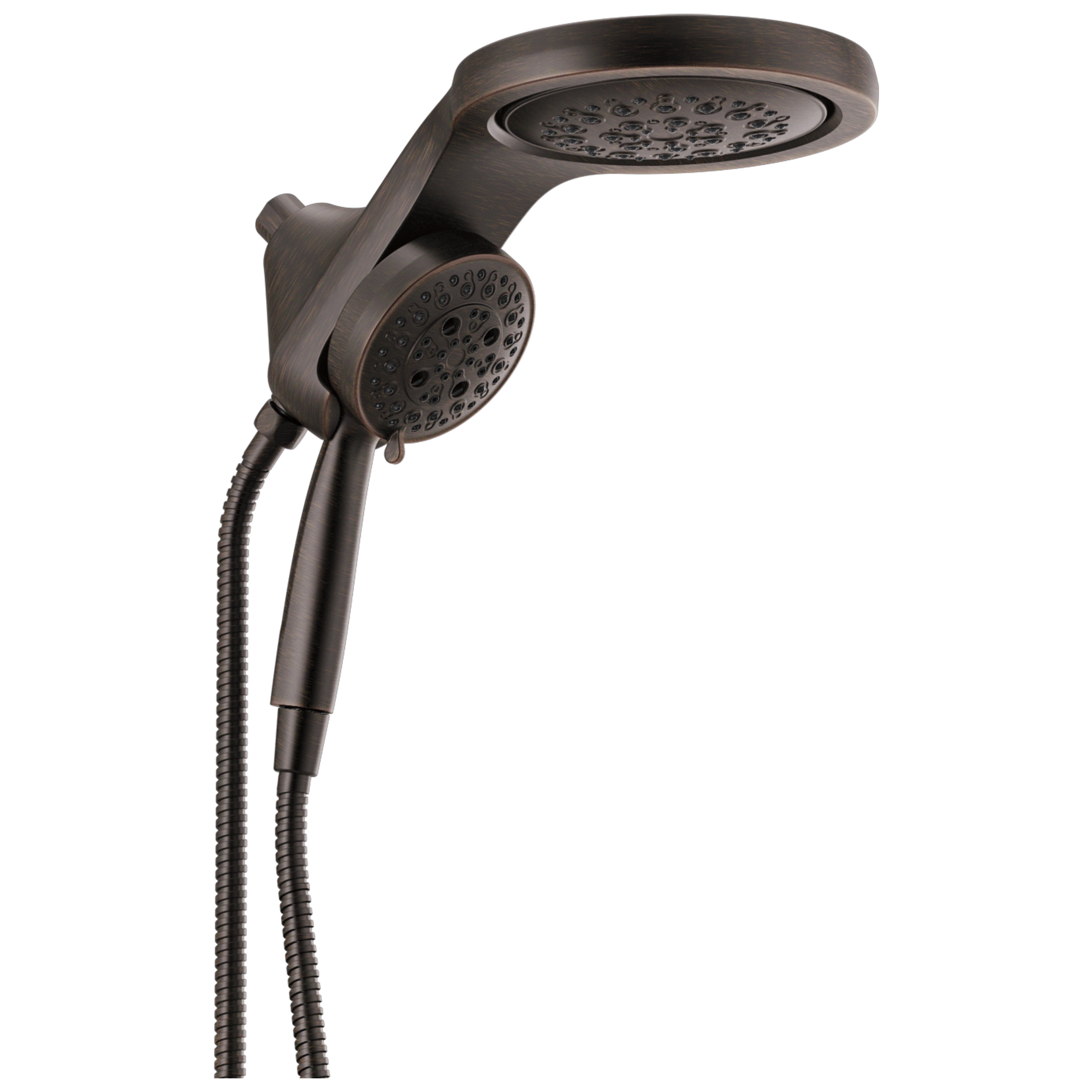 Delta - HydroRain® H2OKinetic® 5-Setting Two-in-One Shower Head - Venetian Bronze - 58680-RB25