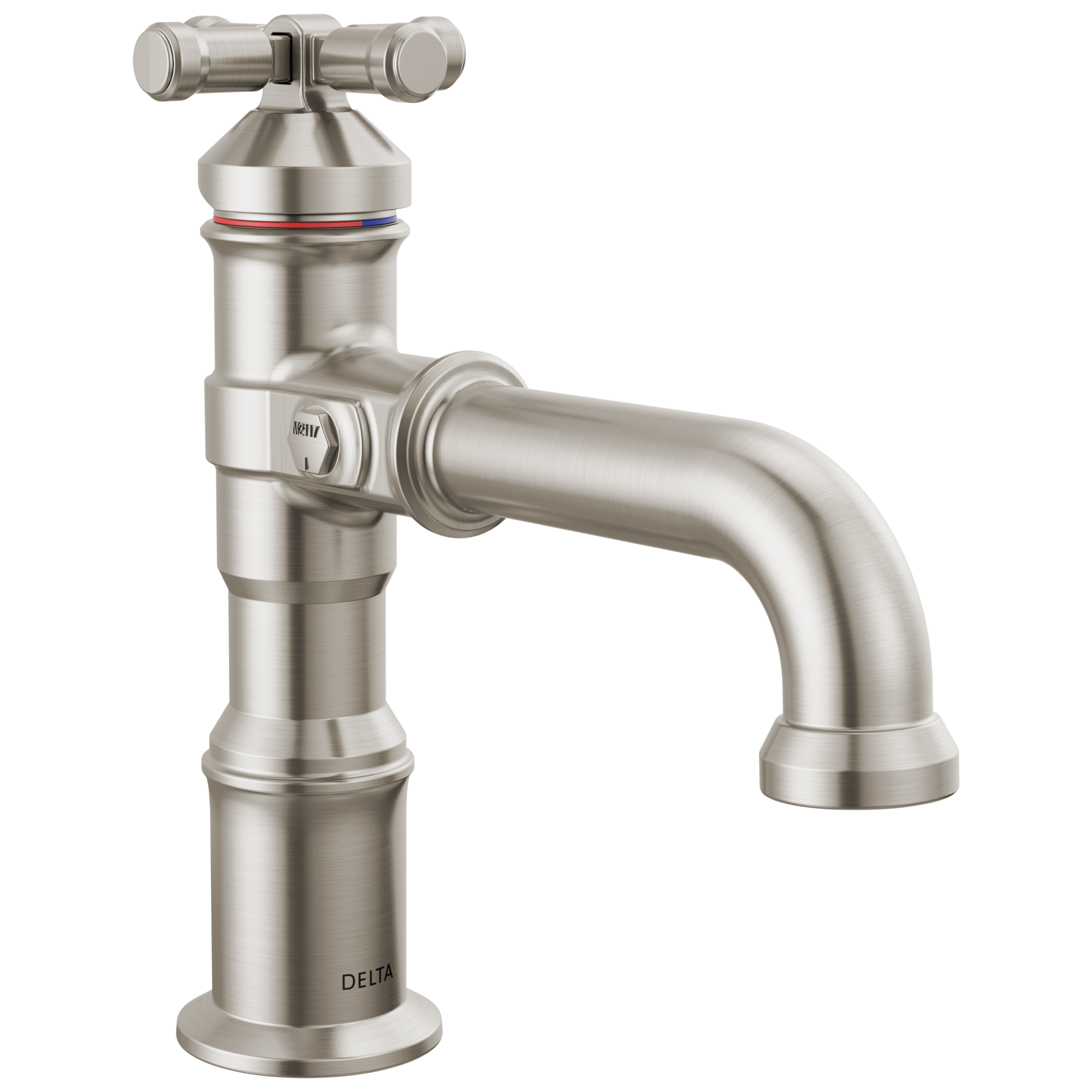 Delta - Single Handle Bathroom Faucet - Lumicoat® Stainless - 587-SS-PR-DST