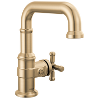 Delta - Single Handle Bathroom Faucet - Lumicoat® Champagne Bronze - 587SH-CZ-PR-DST