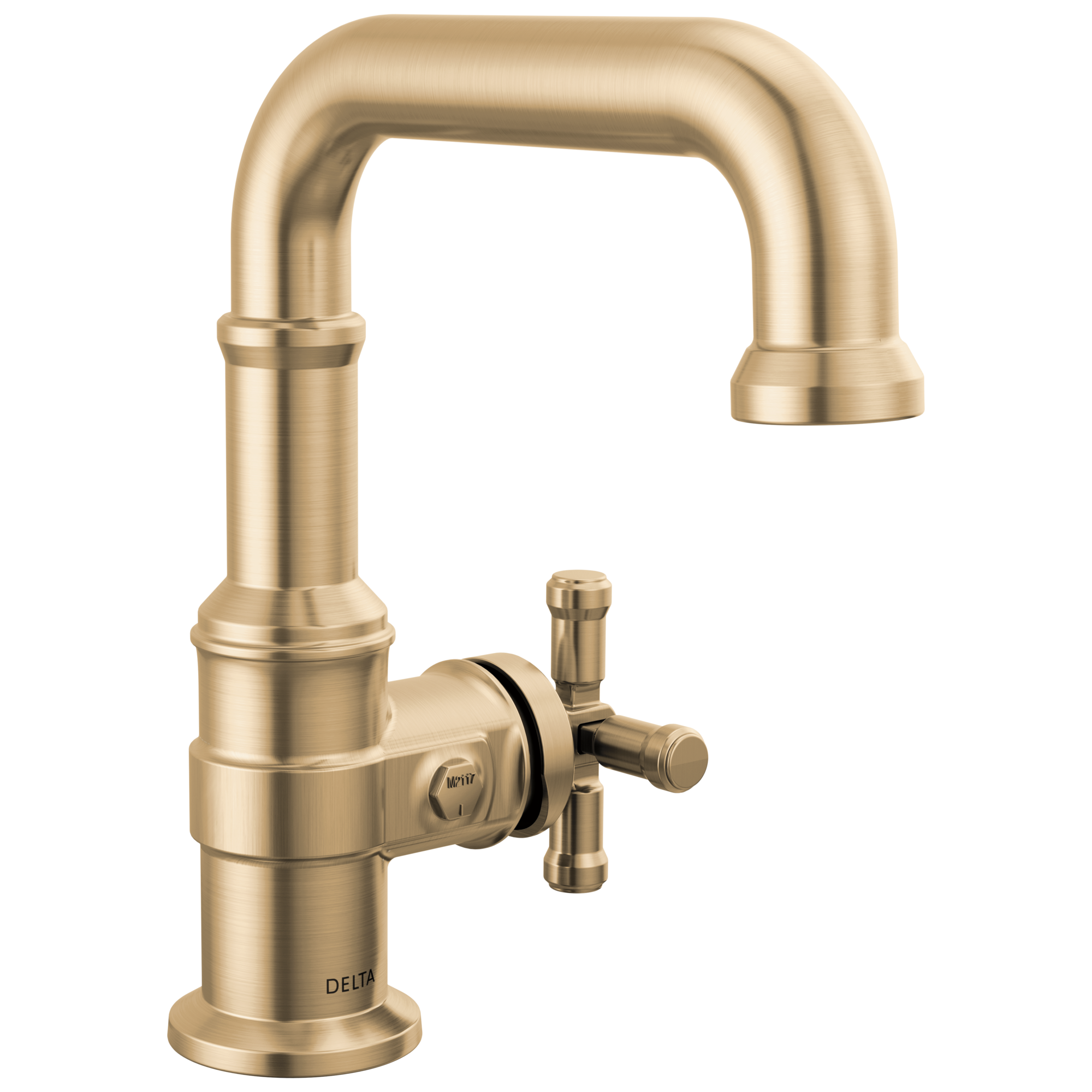 Delta - Single Handle Bathroom Faucet - Lumicoat® Champagne Bronze - 587SH-CZ-PR-DST