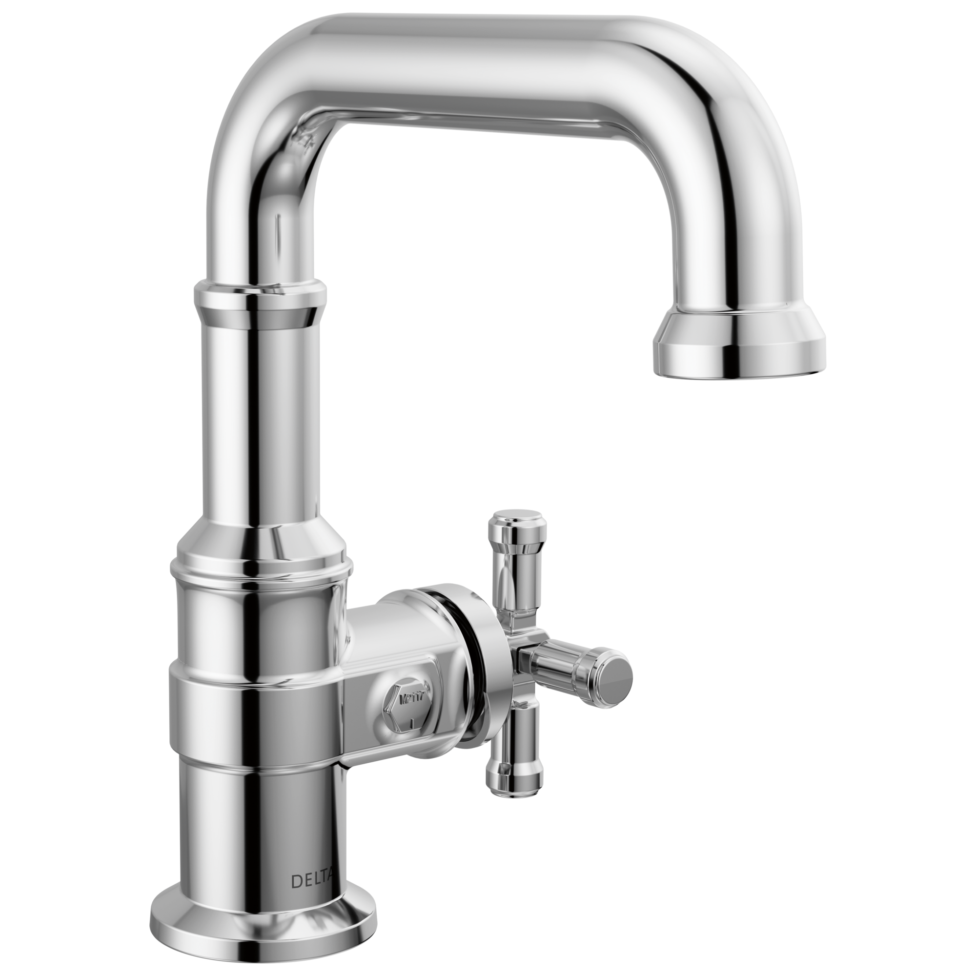 Delta - Single Handle Bathroom Faucet - Lumicoat® Chrome - 587SH-PR-DST