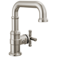 Delta - Single Handle Bathroom Faucet - Lumicoat® Stainless - 587SH-SS-PR-DST