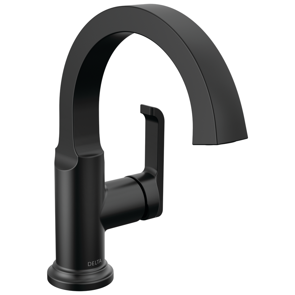 Delta - Single Handle Bathroom Faucet - Matte Black - 588SH-BL-DST