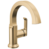 Delta - Single Handle Bathroom Faucet - Lumicoat® Champagne Bronze - 588SH-CZ-PR-DST