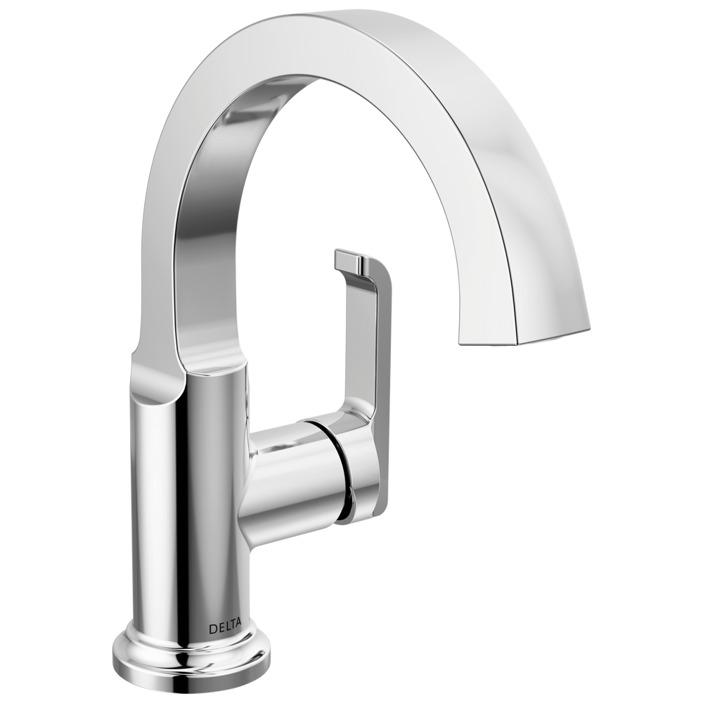 Delta - Single Handle Bathroom Faucet - Lumicoat® Chrome - 588SH-PR-DST