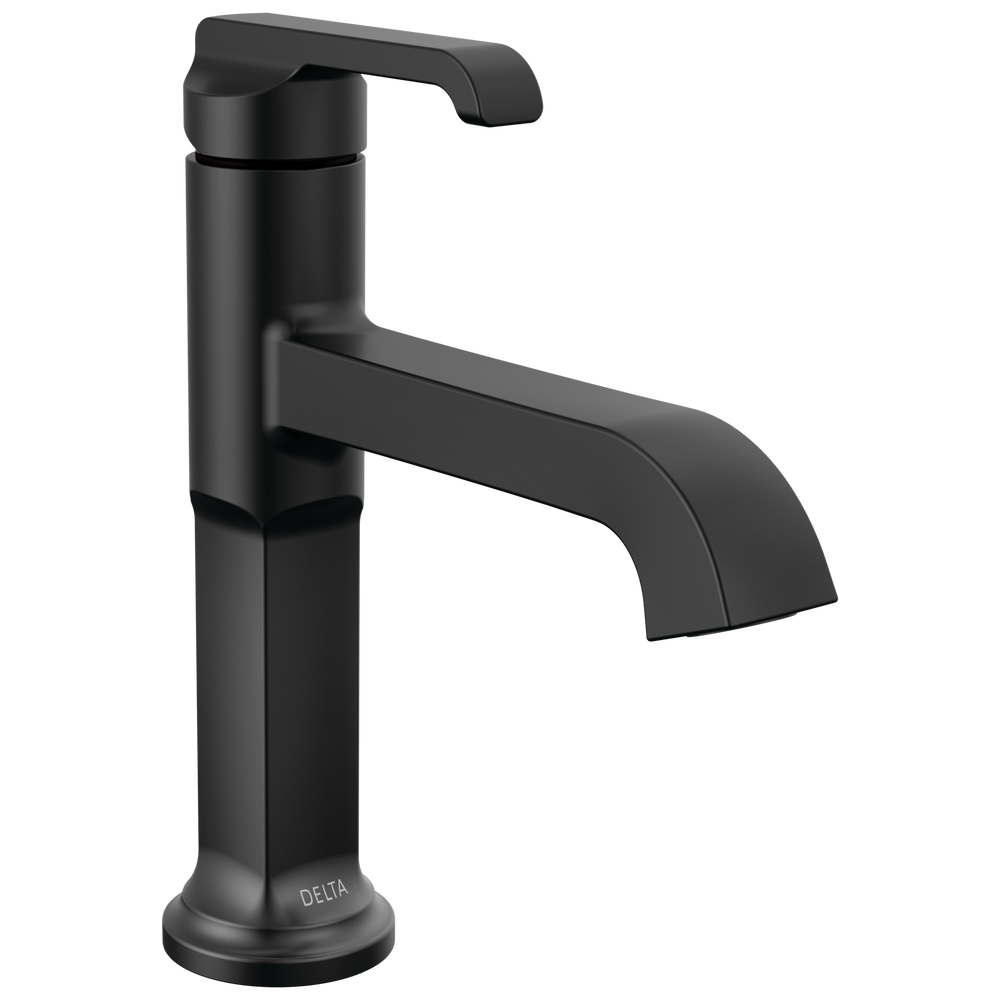 Delta - Single Handle Bathroom Faucet - Matte Black - 589-BL-DST