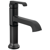 Delta - Single Handle Bathroom Faucet - Matte Black - 589-BL-DST